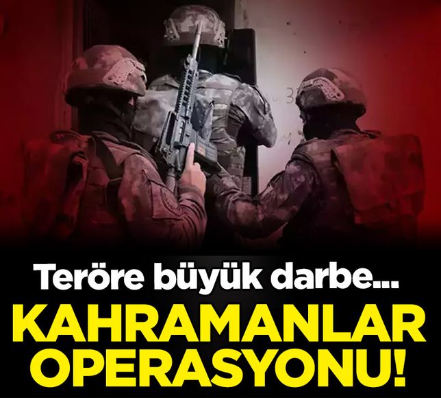 Bakan Yerlikaya duyurdu: ‘Kahramanlar’ operasyonunda terör örgütüne büyük darbe