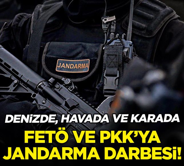 FETÖ ve PKK’lılara Jandarma darbesi!