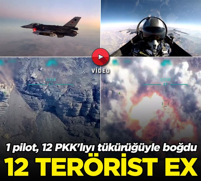 12 PKK’lı terörist etkisizleştirildi