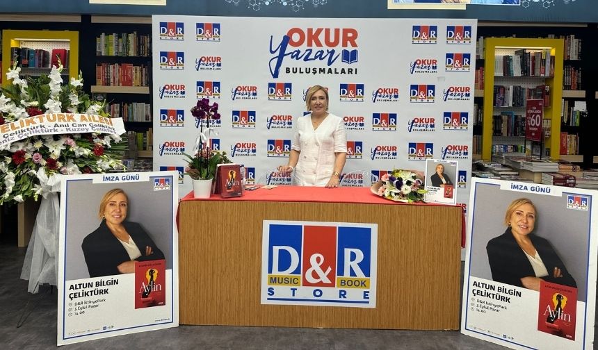 Yazar Altun Bilgin Çeliktürk’ün ‘’Aylin’ adlı kitabının imza günü gerçekleşti