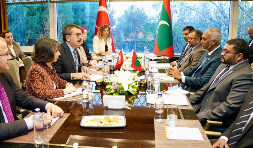 Milli Eğitim Bakanı Tekin, Maldivler Cumhurbaşkanı Muizzu ile ne görüştü?