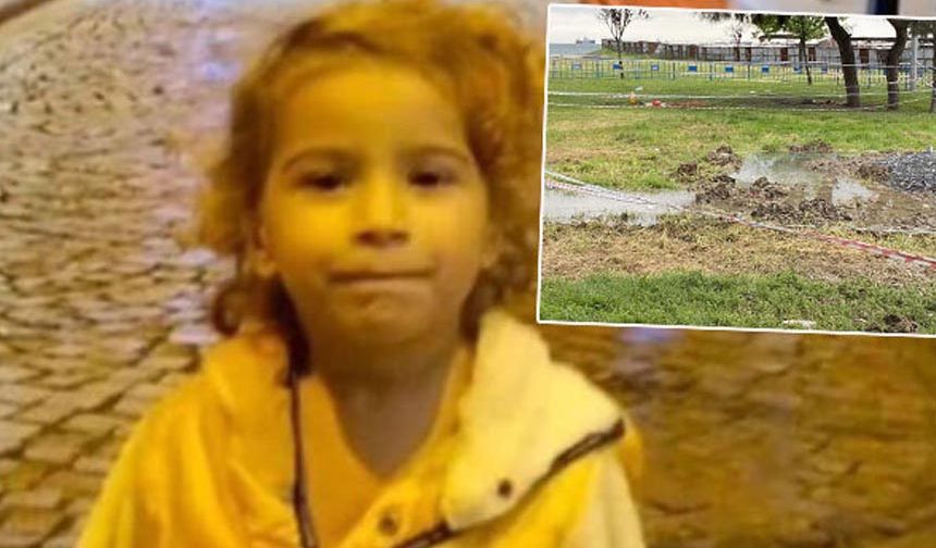 Küçükçekmece'de su birikintisine düşerek hayatını kaybeden 5 yaşındaki Eda Nur toprağa verildi