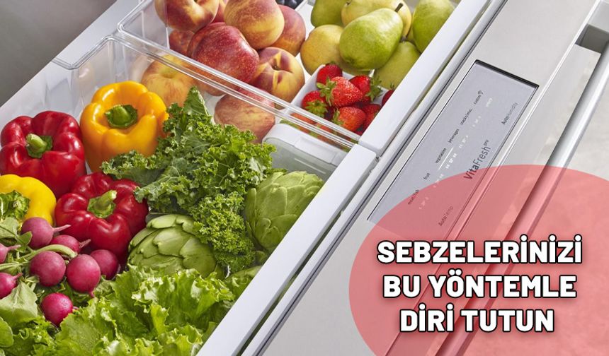 Sebzeleriniz sürekli çürüyorsa buzdolabının sebzelik kısmına koymanız yeterli! 1 parçası sürekli taze tutuyor