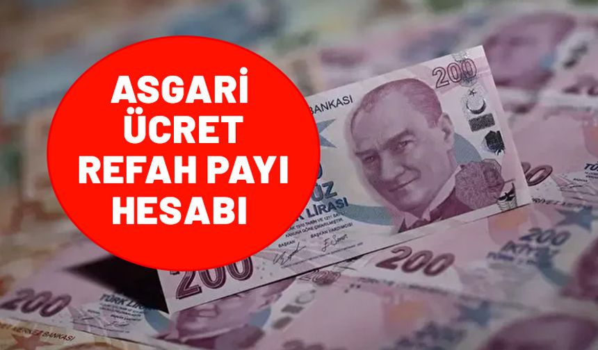 ASGARİ ÜCRET ZAM 2025! Enflasyon ile refah payı hesabı çıktı. İşte masadaki rakamlar...