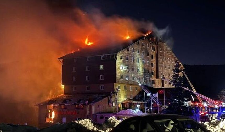 Bolu Kartalkaya otel yangını nerede oldu? 21 Ocak Bolu Grand Kartal Otel yangını neden çıktı?