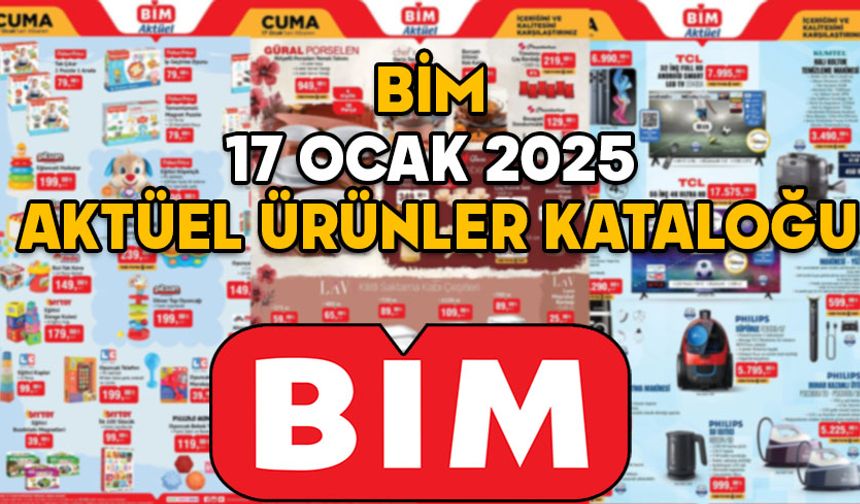 BİM 17 OCAK 2025 KATALOĞU: Bu Cuma BİM’e hamur yoğurma makinesi geliyor!