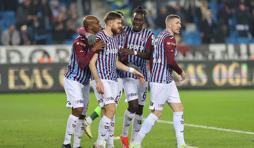 Trabzonspor'dan Sivasspor karşısında dört gollü galibiyet!