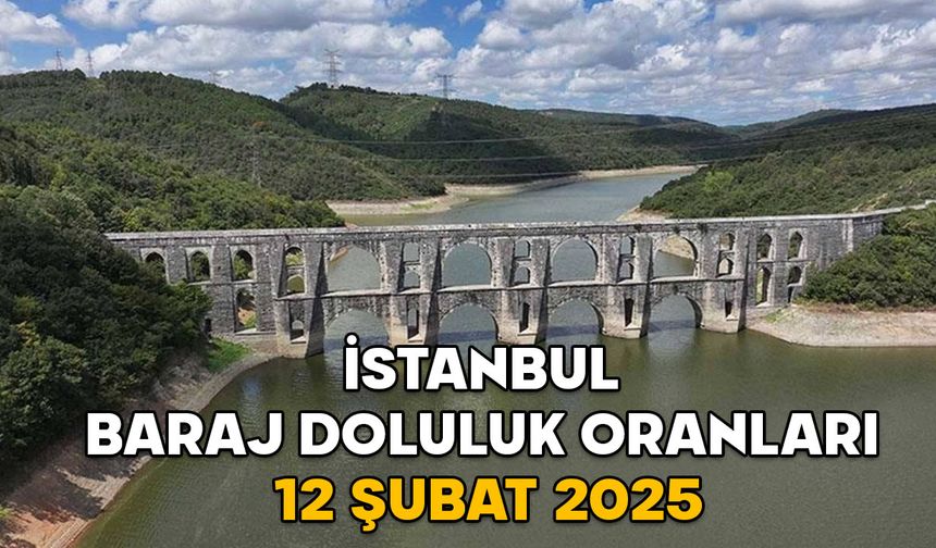 İSTANBUL BARAJ DOLULUK ORANLARI AÇIKLANDI: Son yağmurlar barajlardaki su seviyesini artırdı