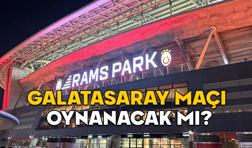 GALATASARAY MAÇI OYNANACAK MI? Galatasaray Az Alkmaar maçı kar yüzünden iptal olur mu?