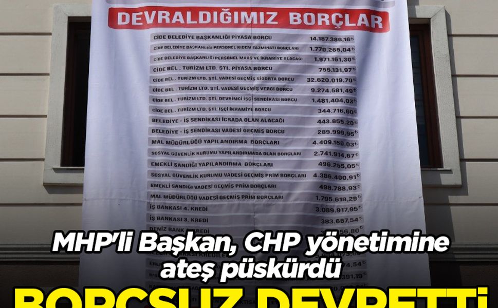 CHP’den devralan MHP’li başkan ifşa etti: 99 milyon TL