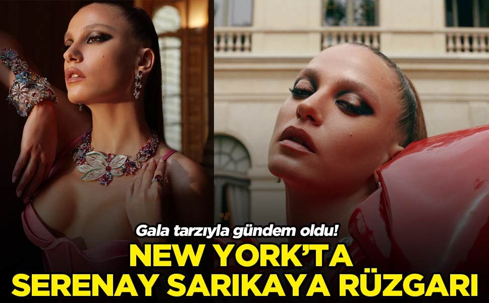 Serenay Sarıkaya şıklığı! Tarzıyla göz kamaştırdı