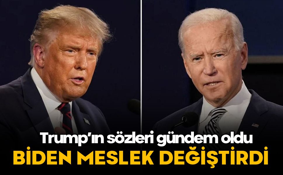 Biden mesleğini değiştirdi: Trump'ın sözleri gündem oldu!