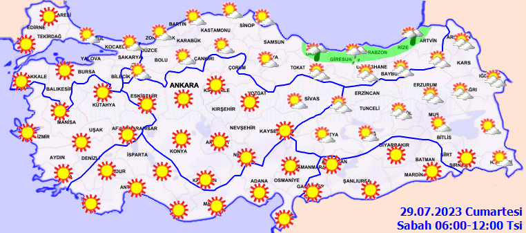 1) meteoroloji 29 temmuz