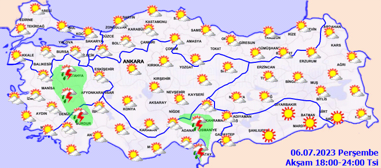 meteoroloji hava durumu harita 6 temmuz 2023-3