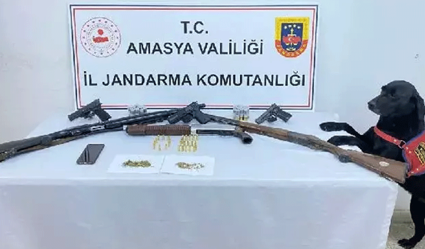 Amasya'da uyuşturuculara yönelik Duman-05 operasyonu