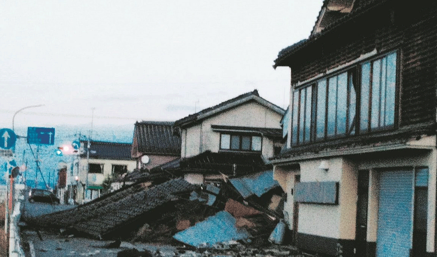 Japonya'da yaşanan 7.6'lık deprem sonrası açıklama geldi! Yaralılar var ve çok sayıda bina yıkıldı