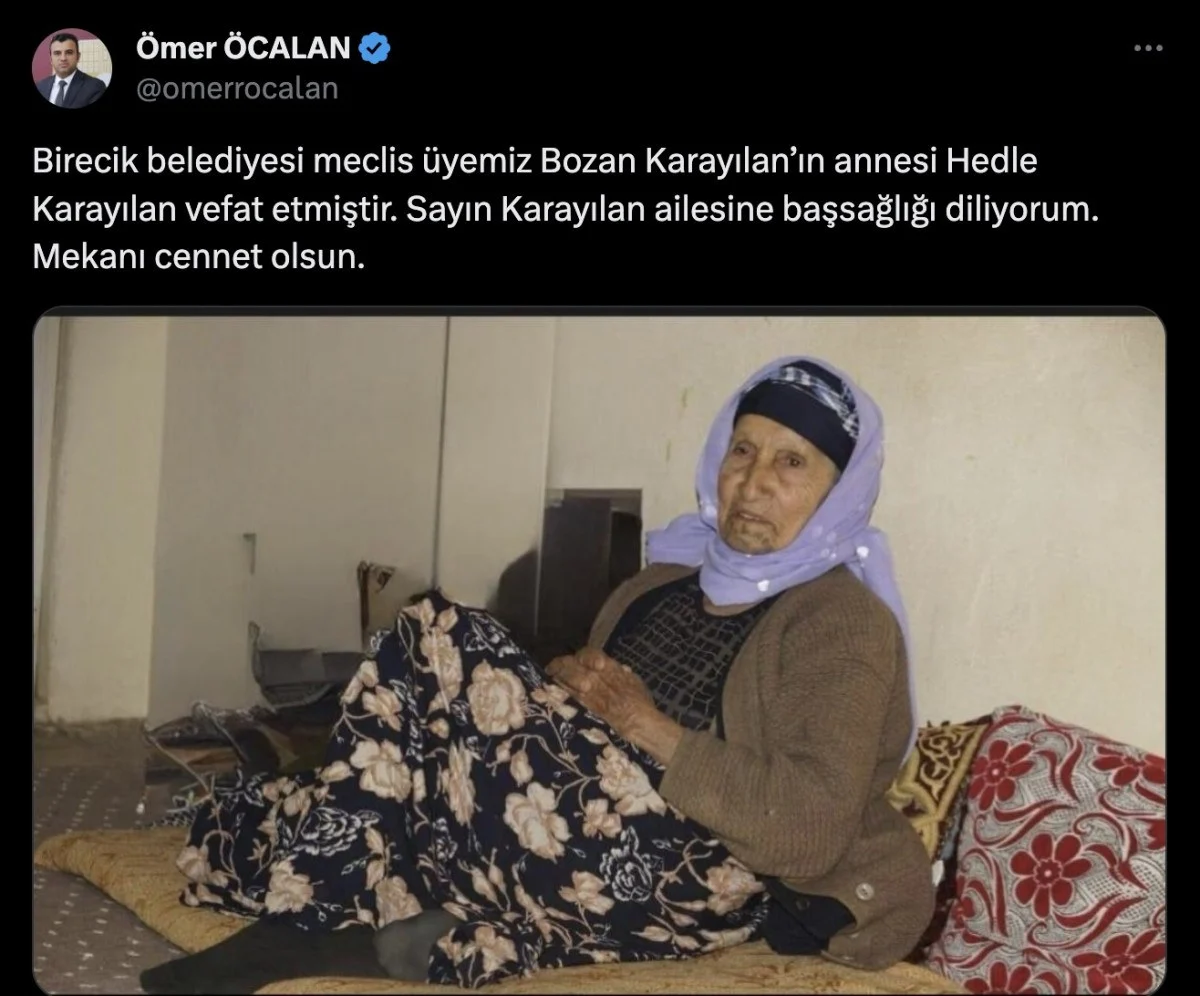Omer Ocalan Tweet 08012024
