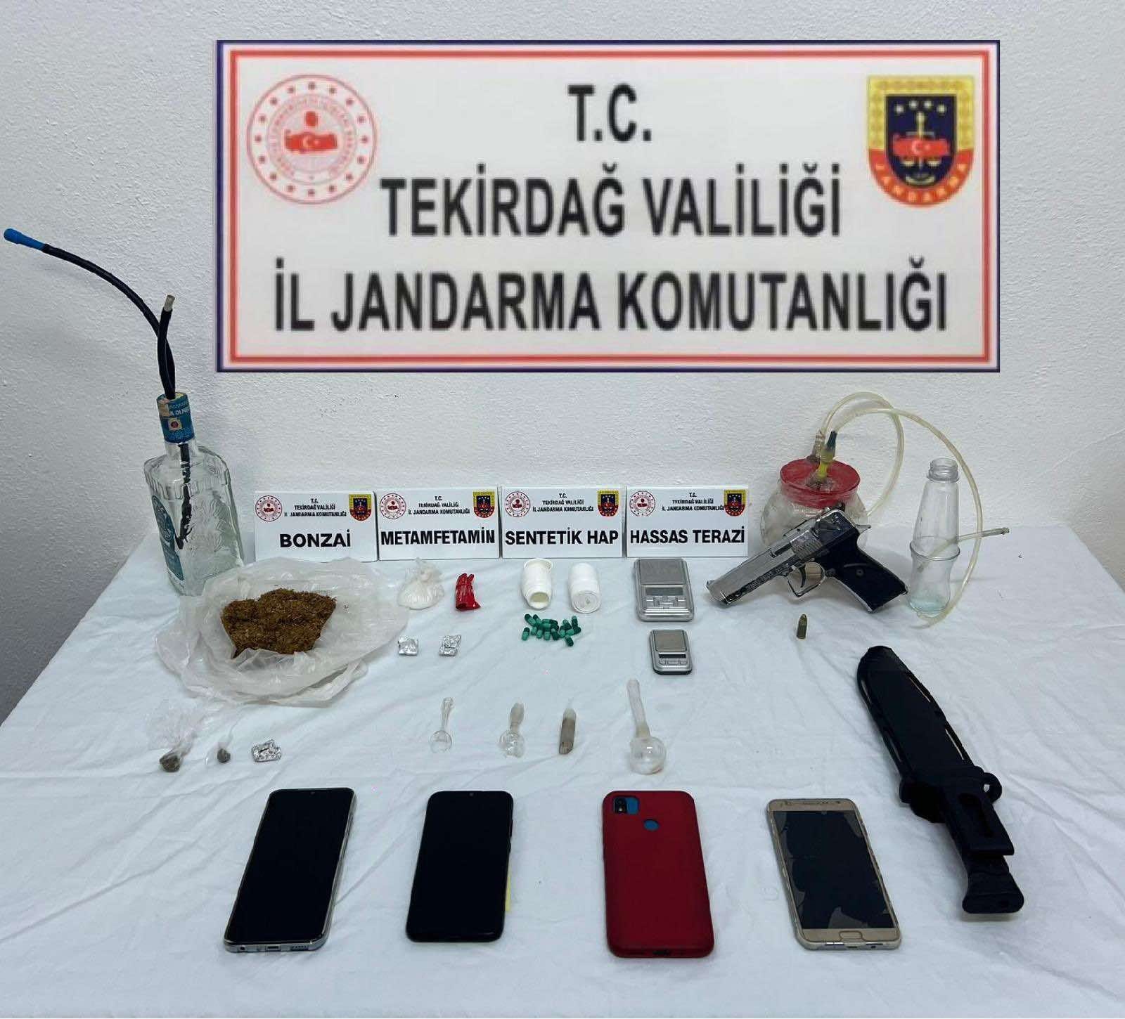 Tekirdag Jandarma Uyusturucu Safak Operasyonu 19012024 Iha 3