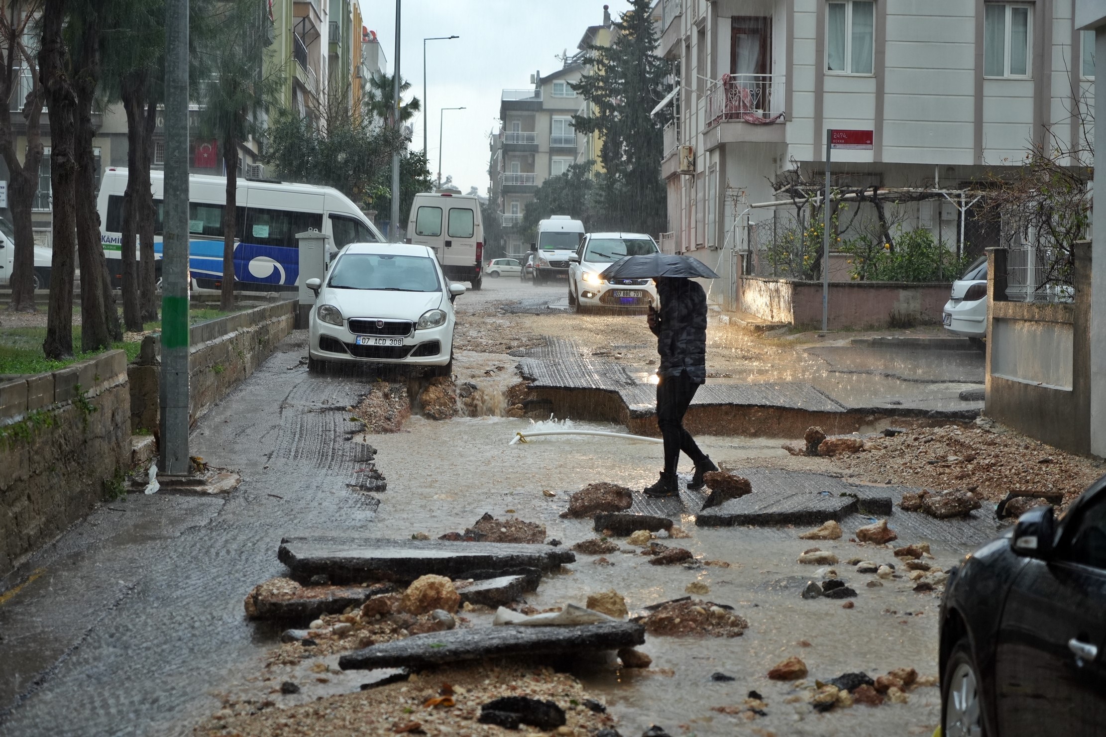 Antalya Sel Felaketi Saganak Yagis 13Subat2024 Iha (16)
