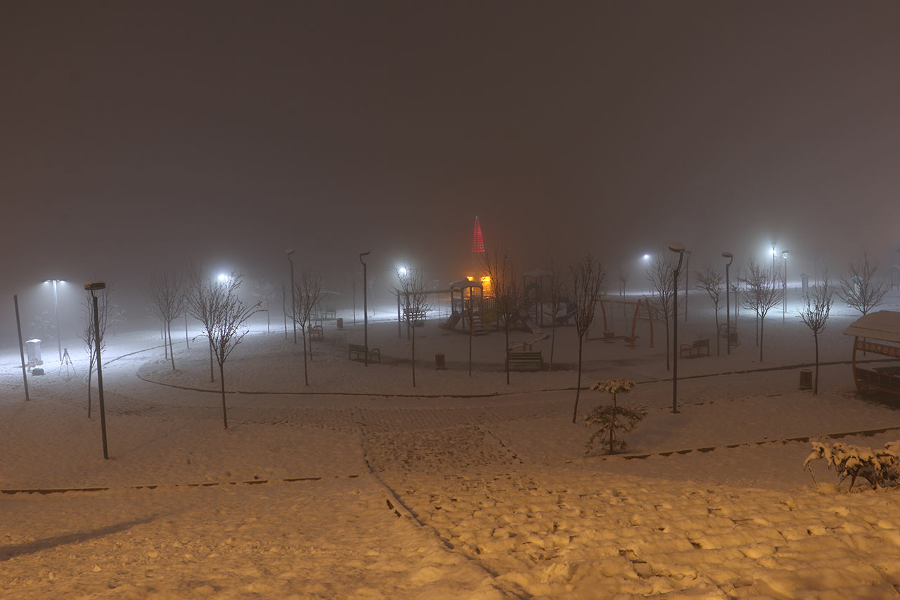 Ankara Kar Yagisi Gece 09032024 Dha 3
