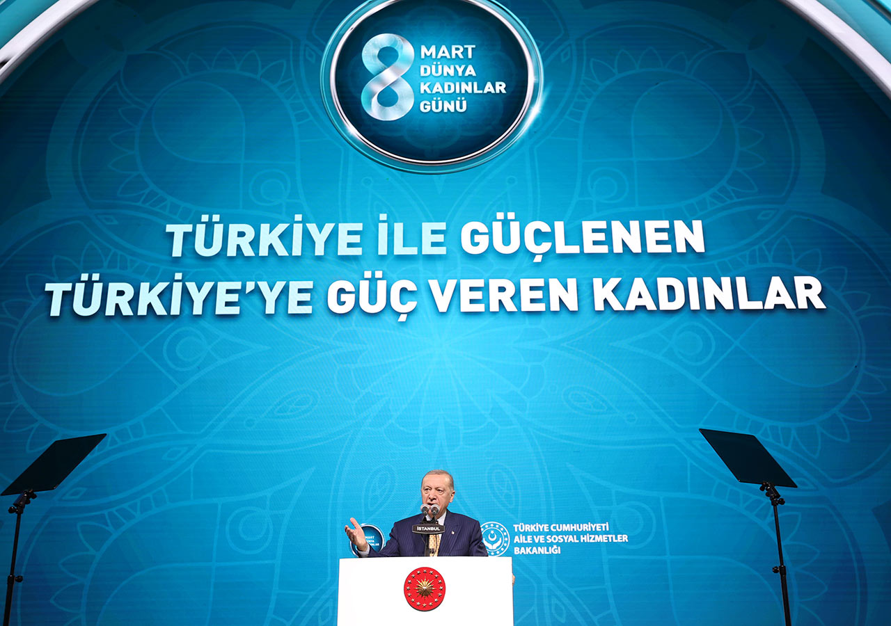 Erdogan Halic Kongre Merkezi Kadinlar Gunu 08032024 Aa16