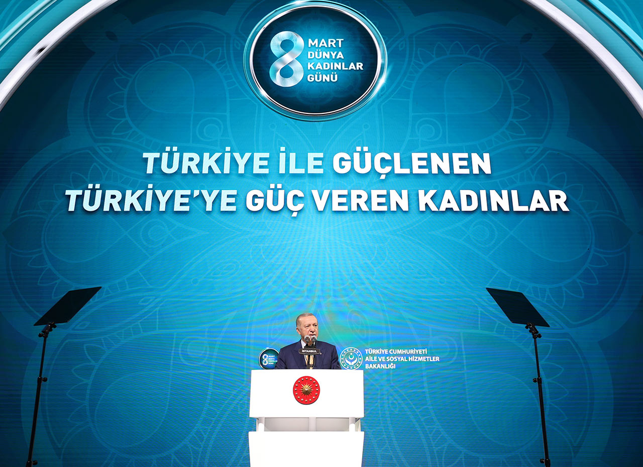 Erdogan Halic Kongre Merkezi Kadinlar Gunu 08032024 Aa17