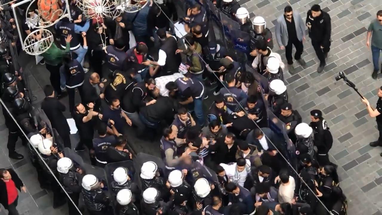 Beyoglu Israil Protestosu
