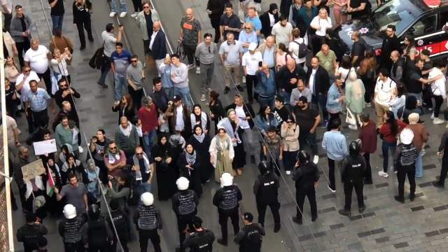 Beyoglu Ndaki Israil Protestosuna Iliskin