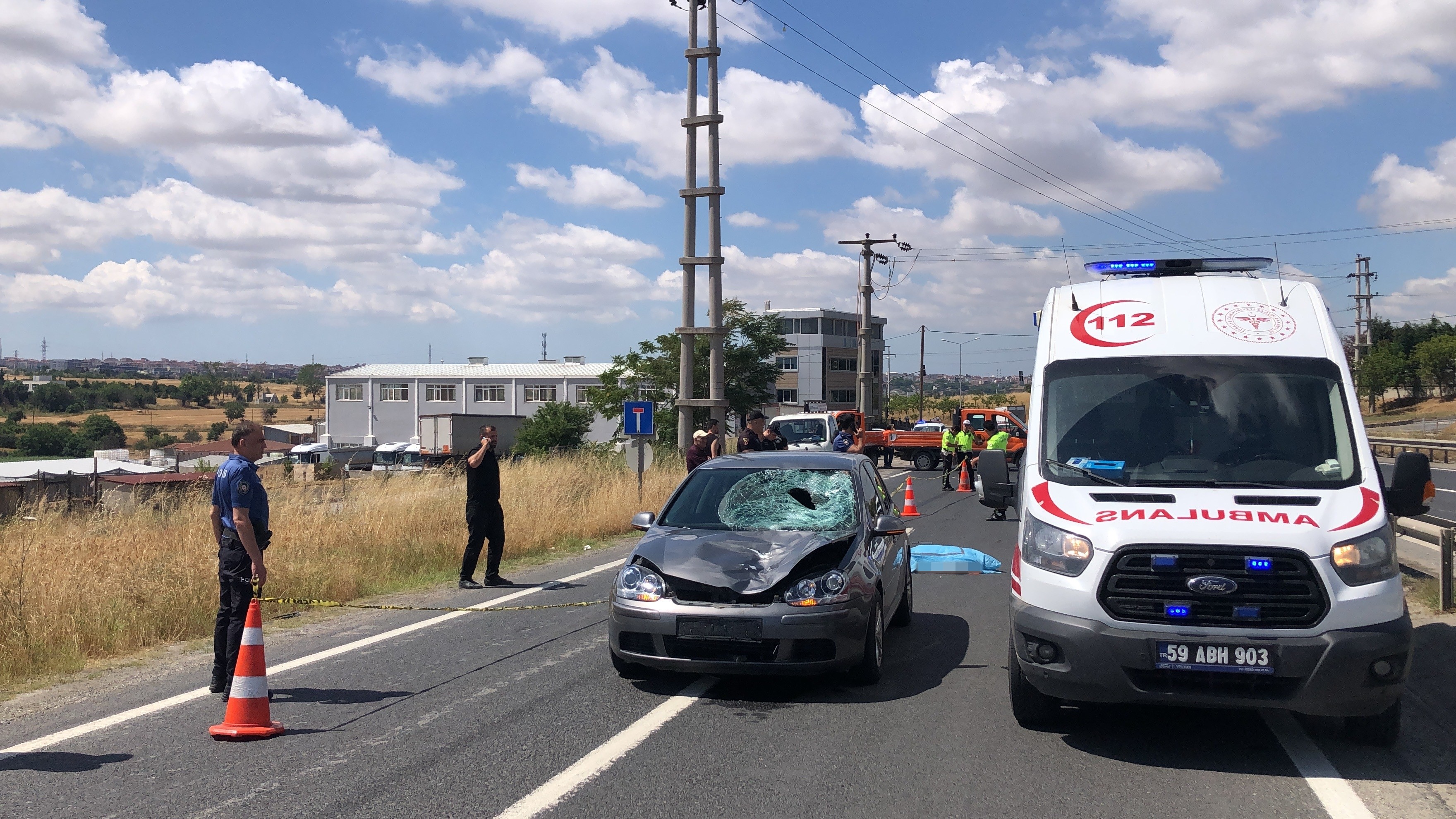 Tekirdag Karayollari Iscisi Kaza 15062024 Iha (4)