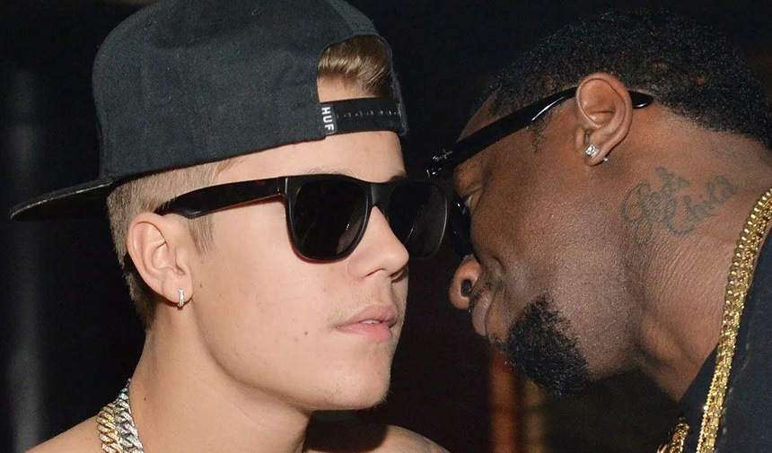 Justin And Diddy Kiss