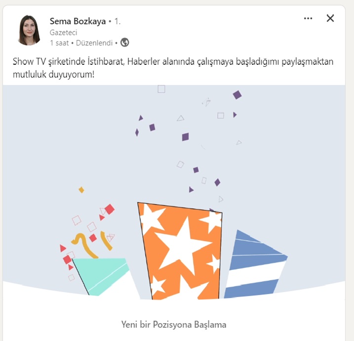 Sema Bozkaya Linkedin