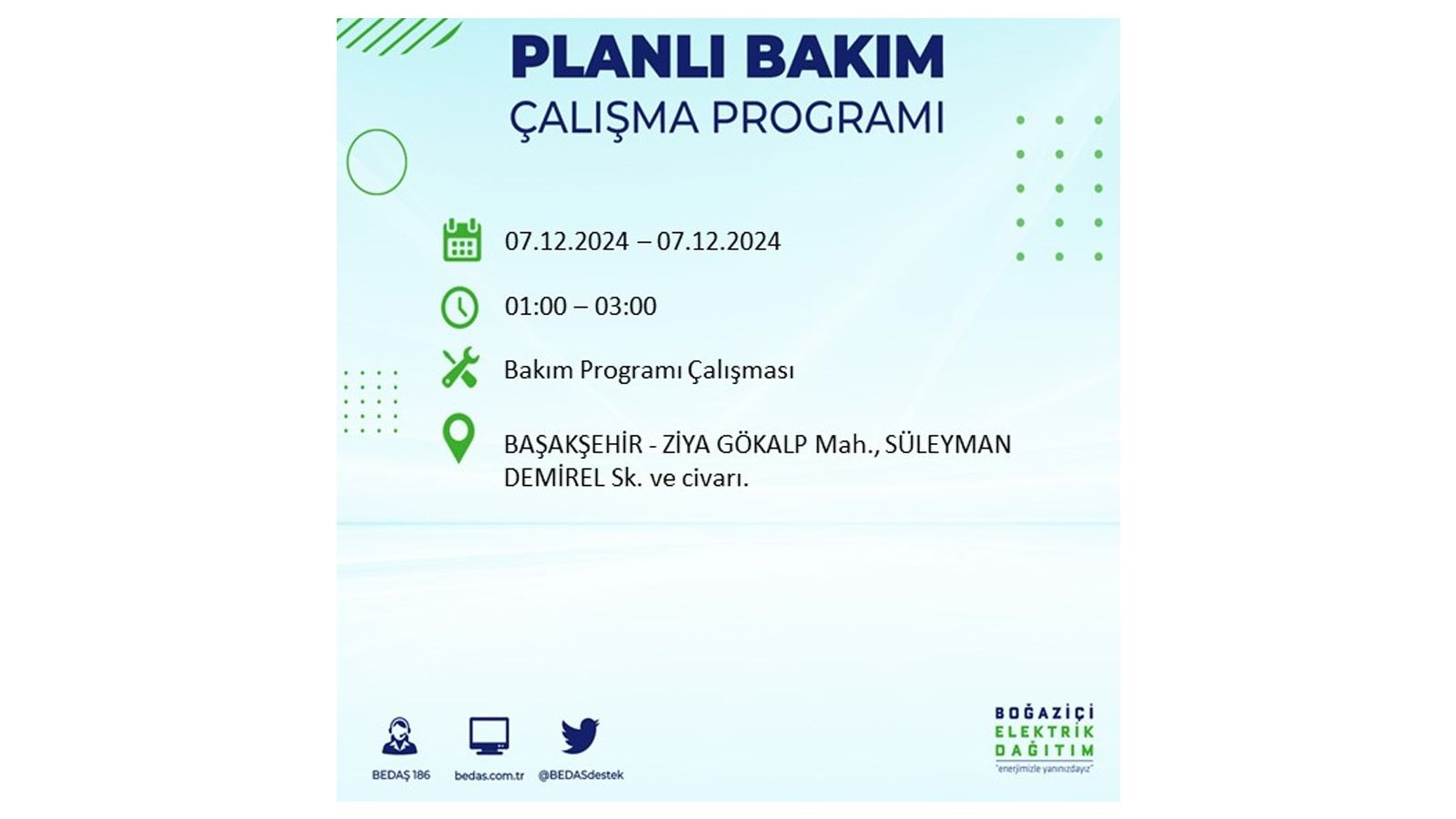 7 Aralik Istanbul Elektrik Kesintisi 6