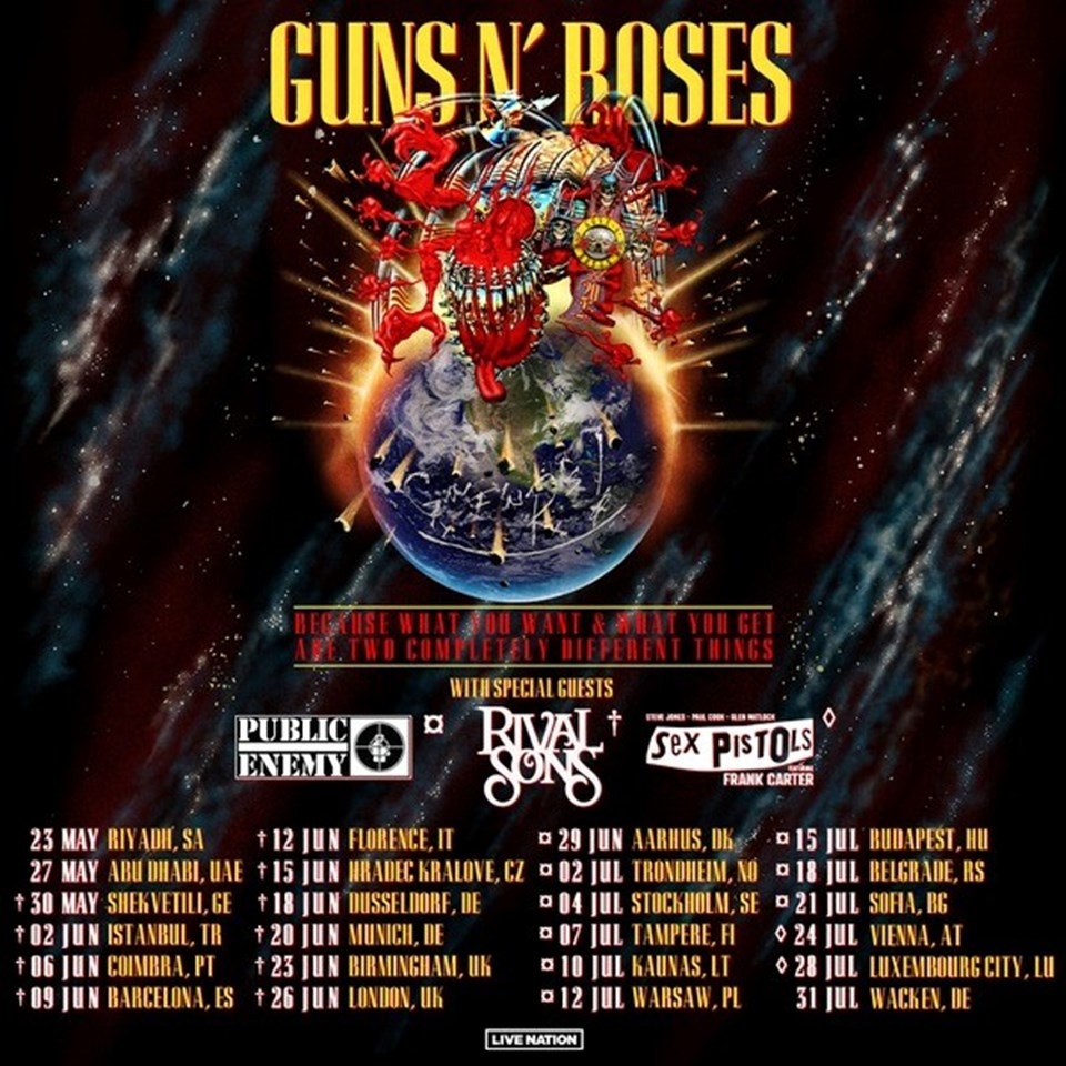 Guns N' Roses İstanbul Konseri A