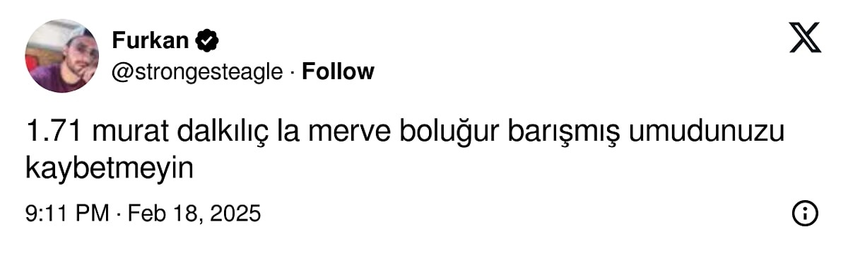 Merve Boluğur Murat Dalkilic Baristi Mi I